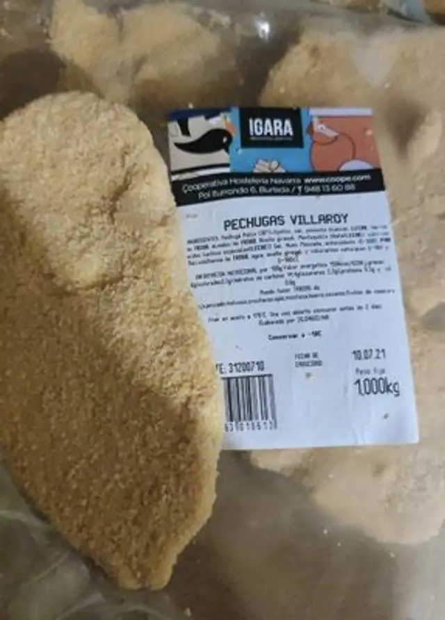 Pechugas villaroy