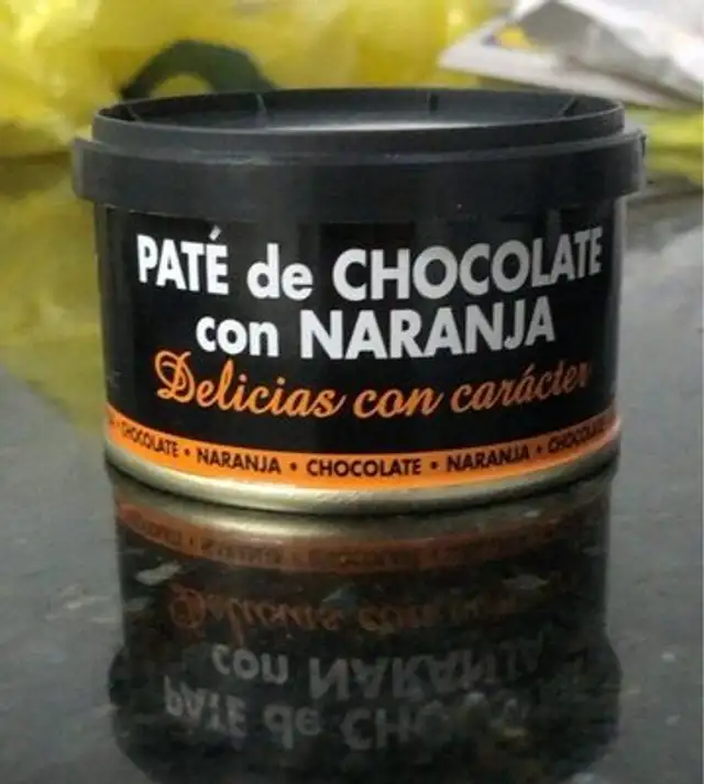 Paté de chocolate con naranja