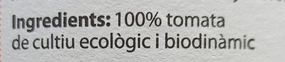 Tomata triturada ingredients label