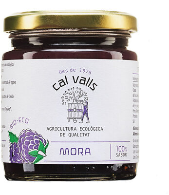 Crema de mora front packaging