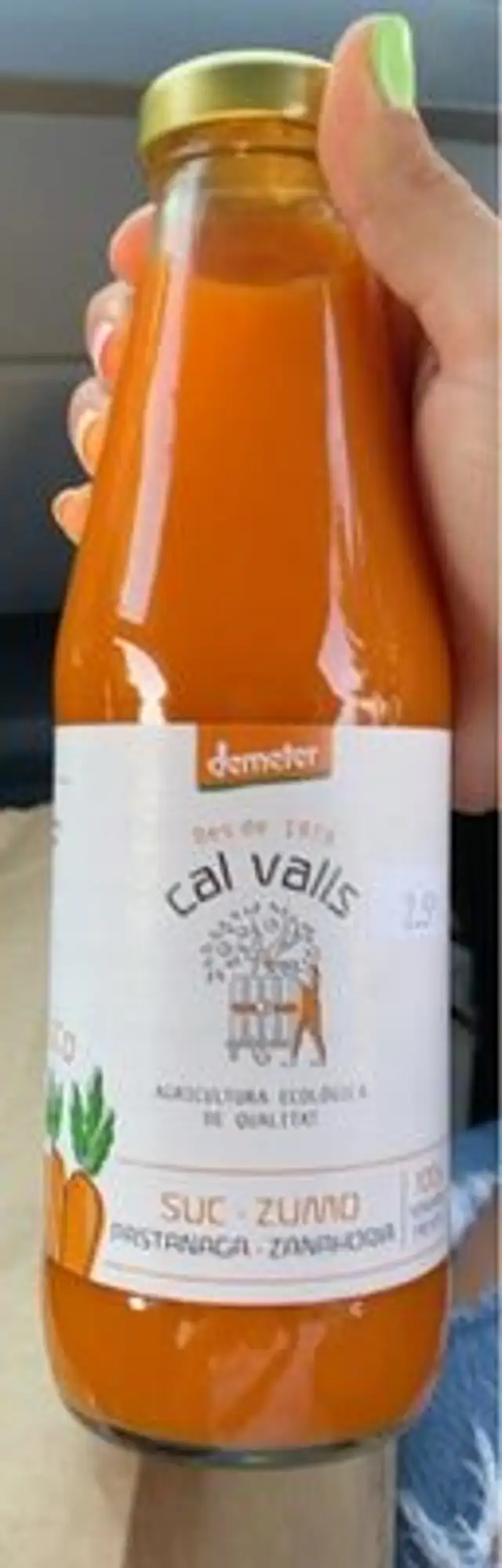Zumo de zanahoria