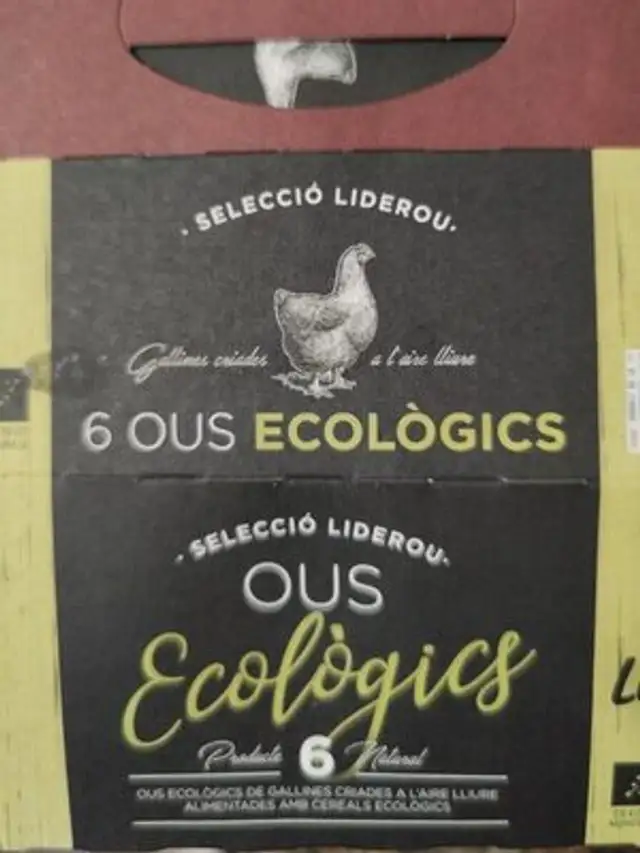 Huevos ecológicos nutrition facts table