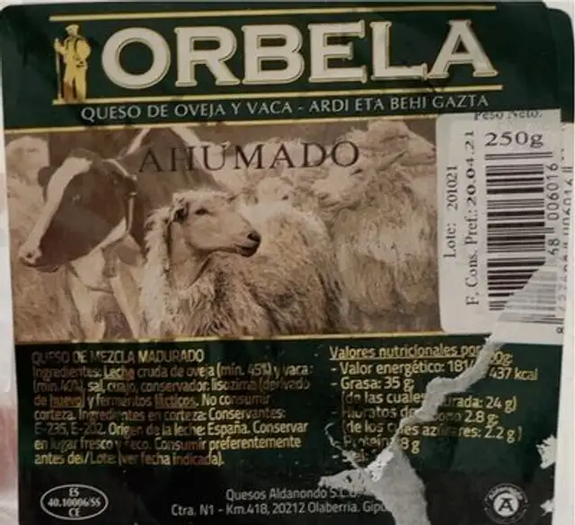 Queso Oveja y vaca