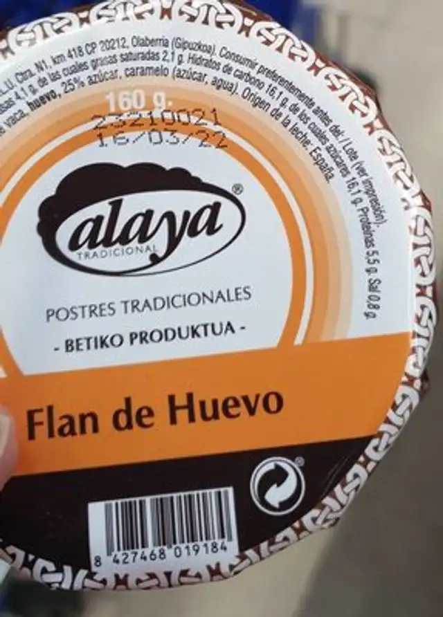 Flan de huevo