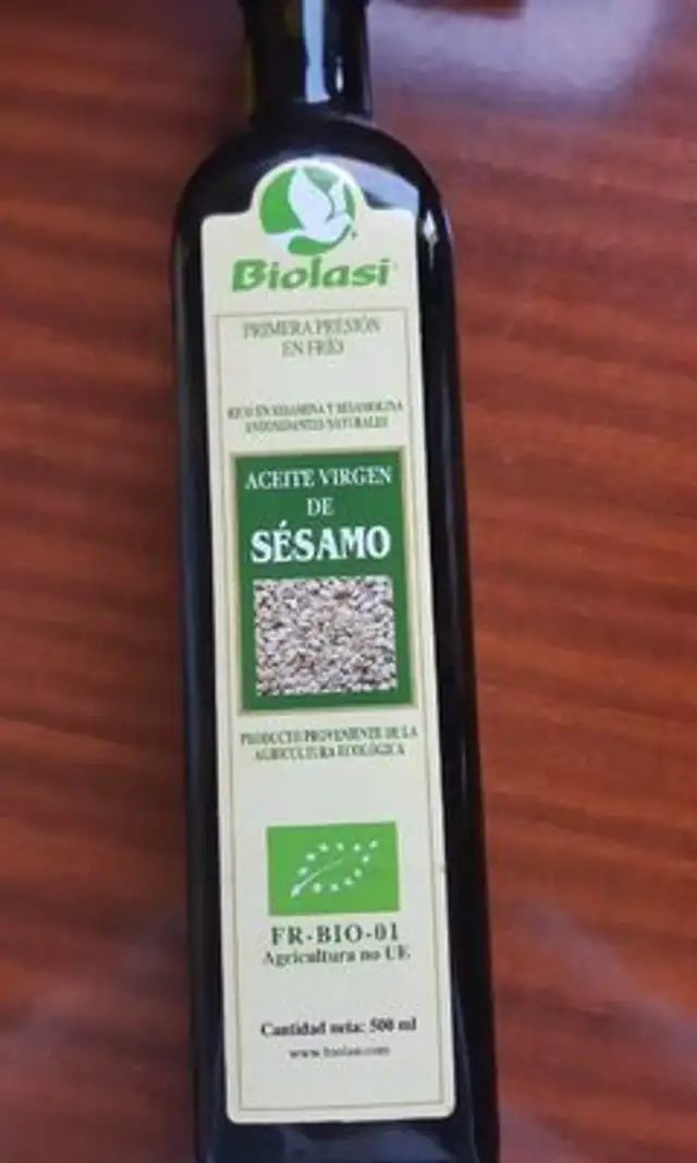 Aceite virgen de sésamo