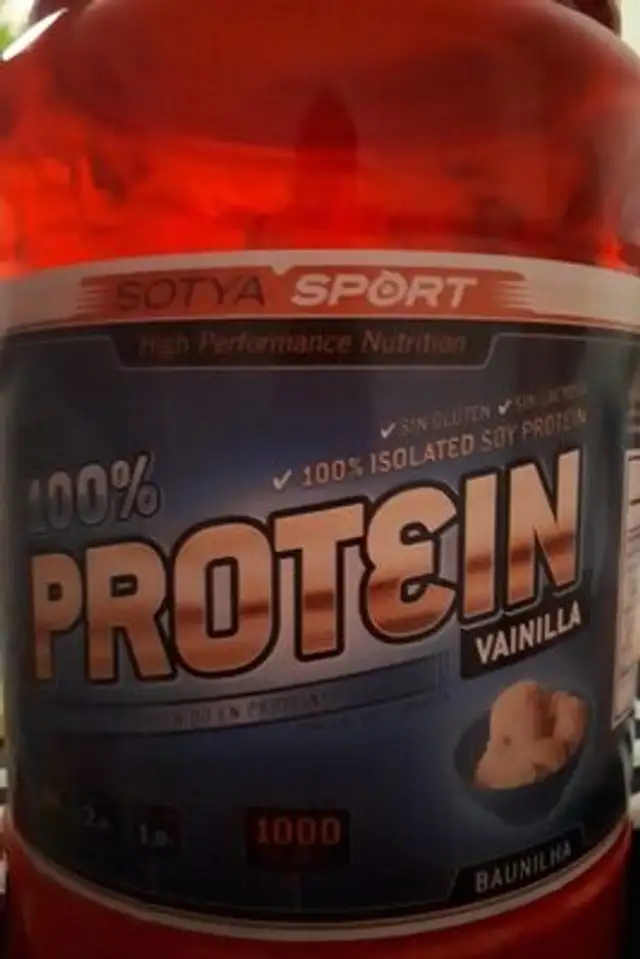 Proteína de soja front packaging