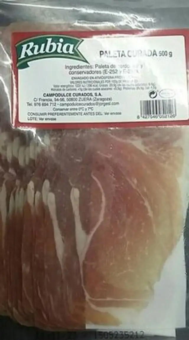 Paleta curada