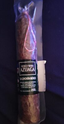 Salchichón ibérico front packaging