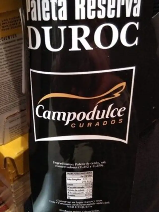 Paleta reserva Duroc