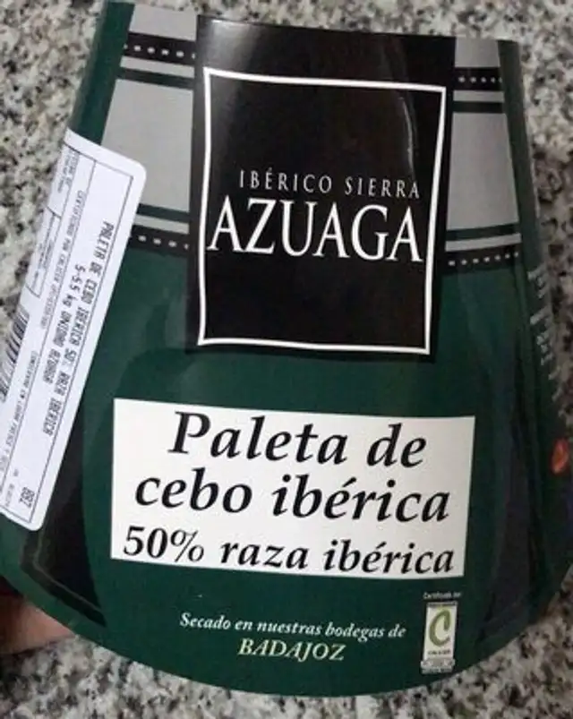 Paleta de cebo iberica