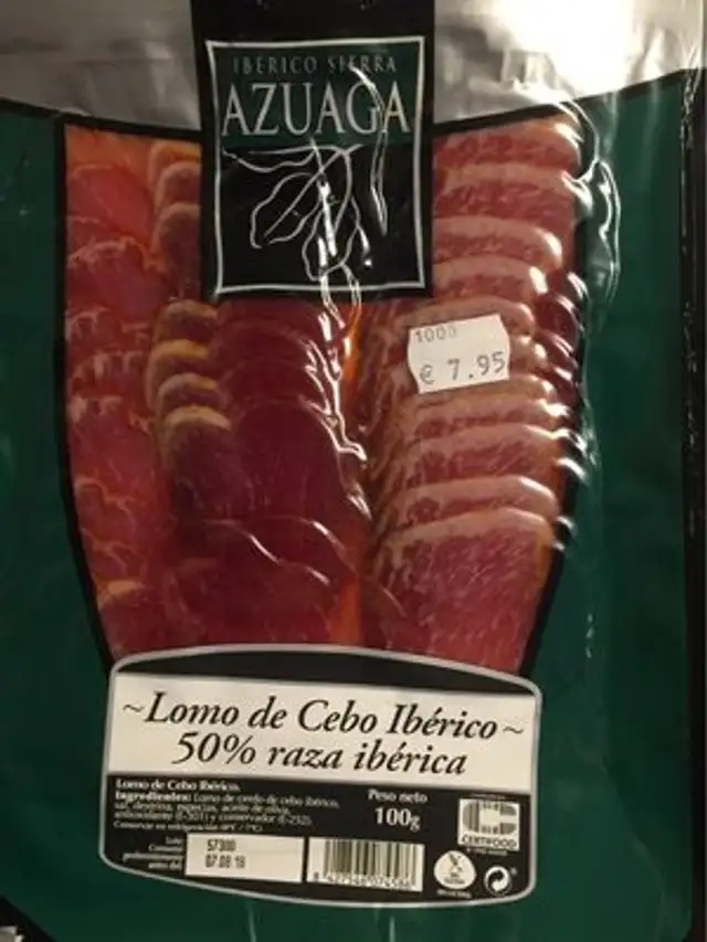 Lomo de cebo iberico