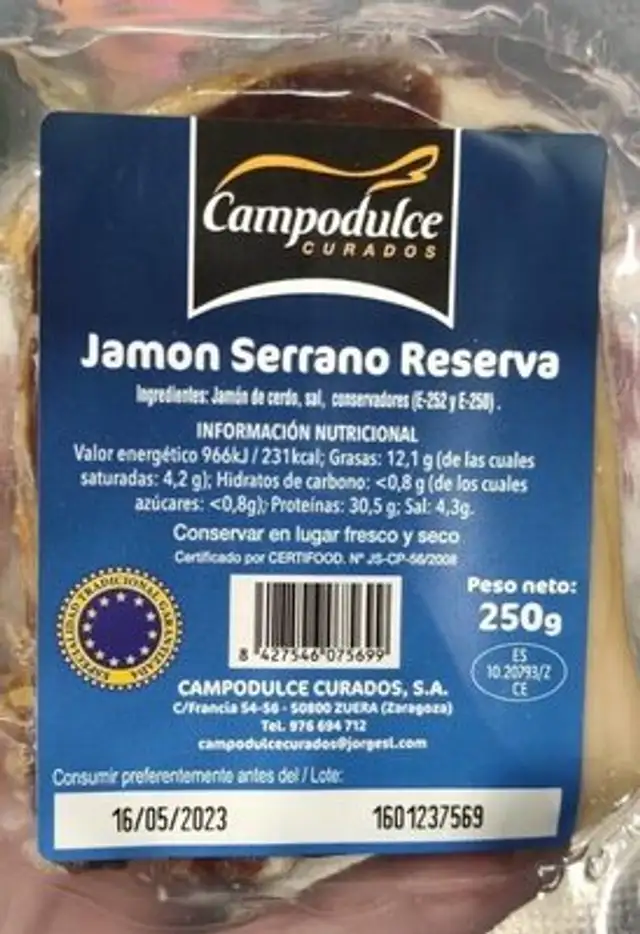 Jamón Serrano Reserva