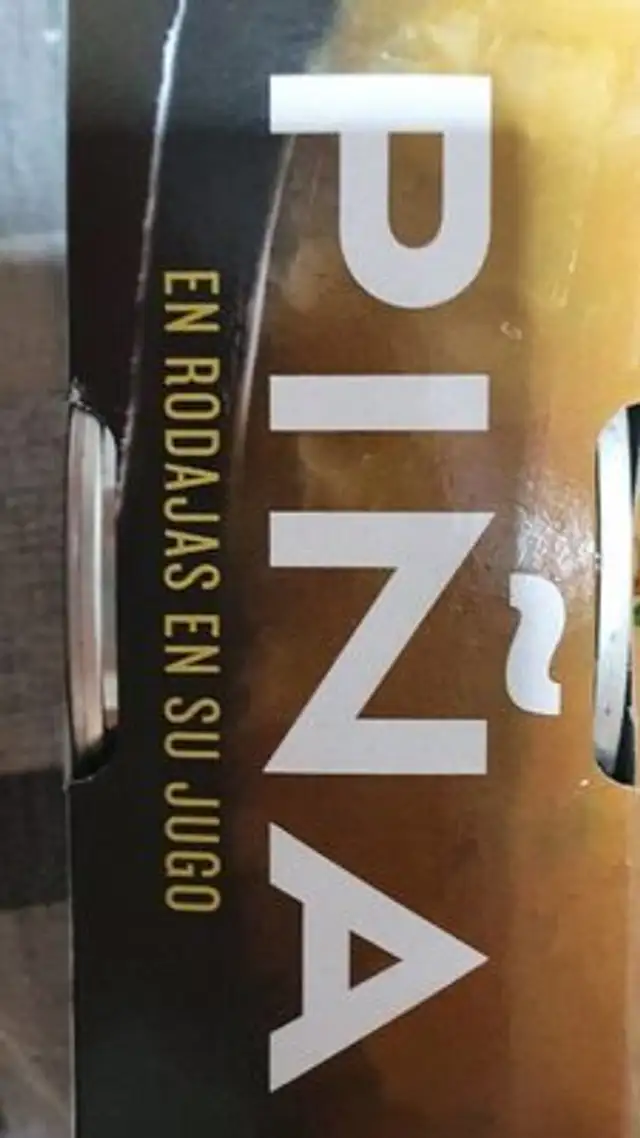 Piña en rodajas