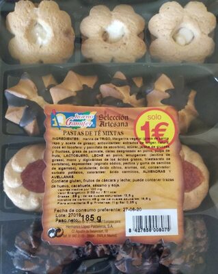 Pastas de té mixtas