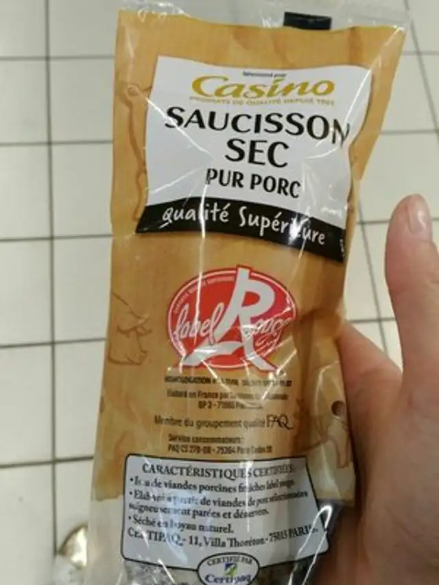 Laitue eisberg ingredients label
