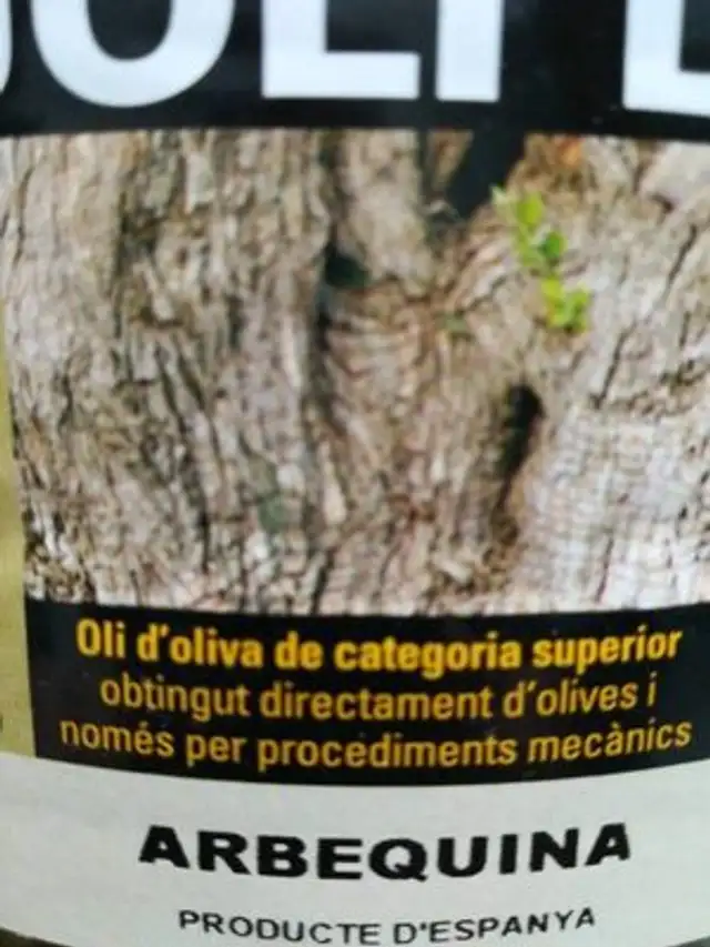 Rajolí d'or ingredients label