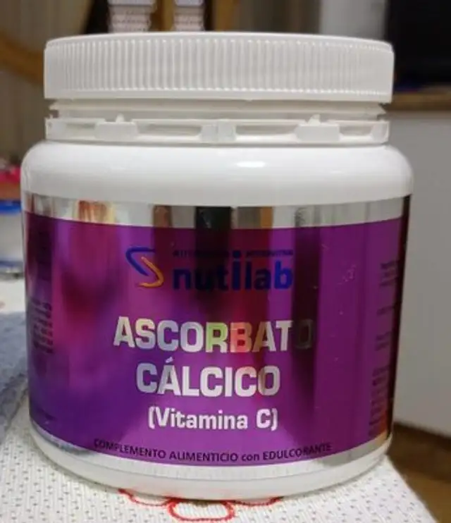 Ascorbato calcico nutrition facts table