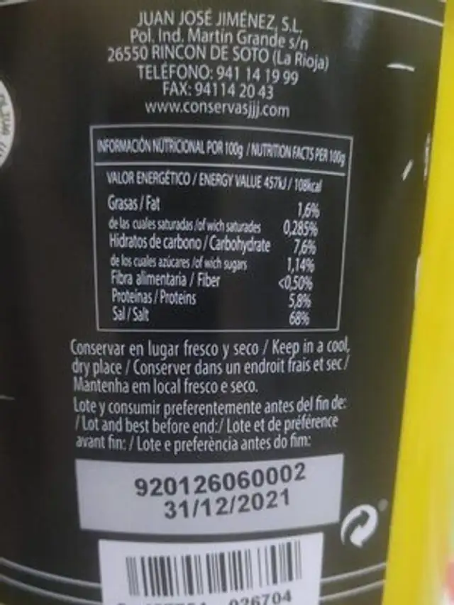 Preparado caldo sabor pollo nutrition facts table