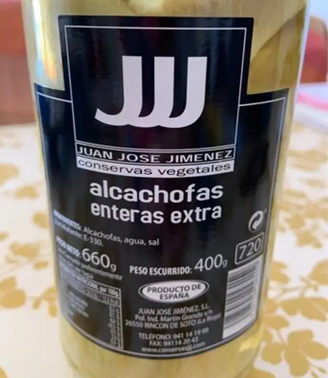 Alcachofas enteras extra