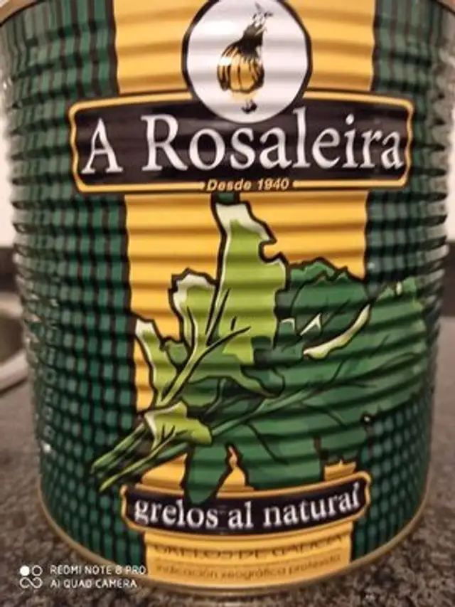 Grelos al natural