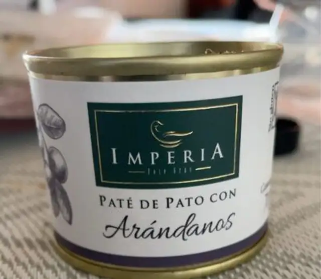 PATÉ DE PATO CON ARÁNDANOS
