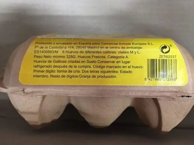 Huevos de gallinas criadas en suelo nutrition facts table