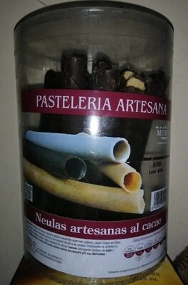 Neulas artesanas al cacao