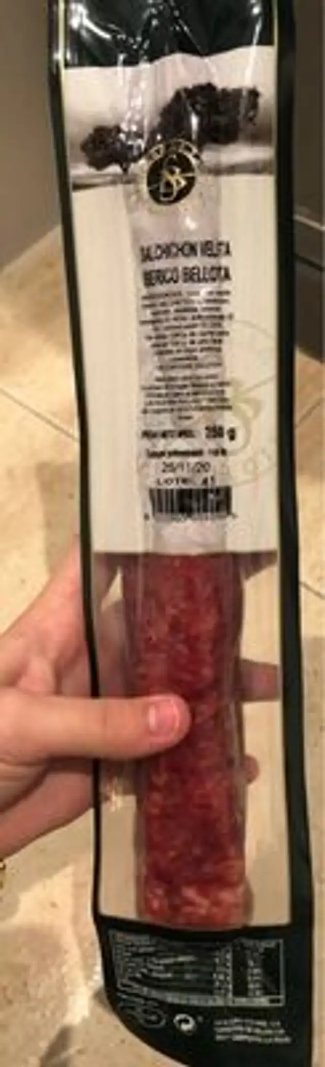 Salchichon velton iberico de bellota