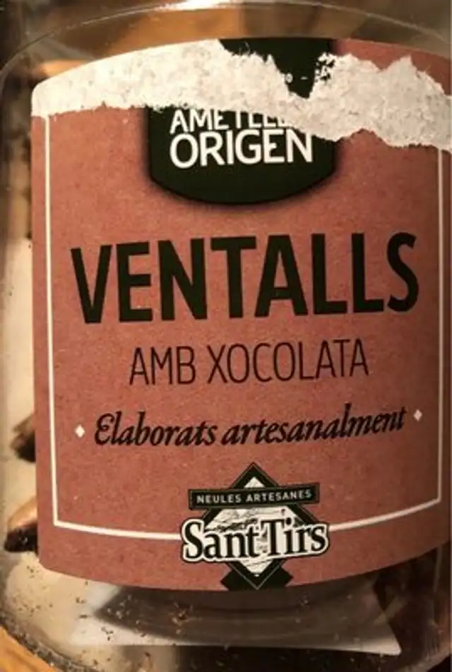 Ventalls amb xocolata