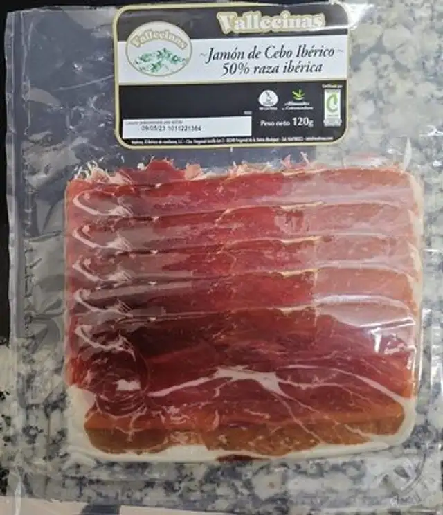 Jamón de cebo ibérico 50% raza ibérica