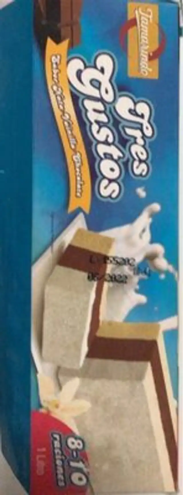Tres gustos nutrition facts table