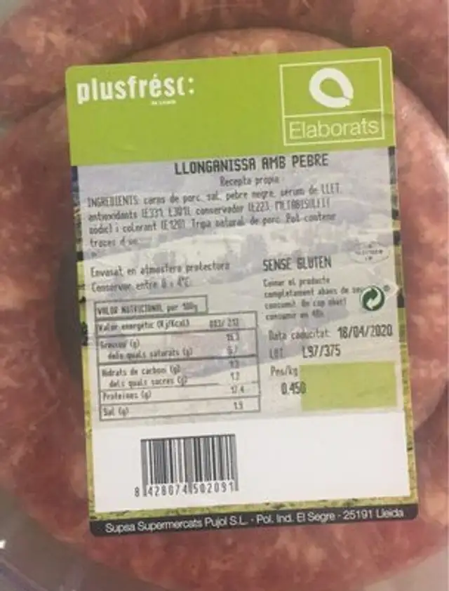 Llonganissa amb pebre