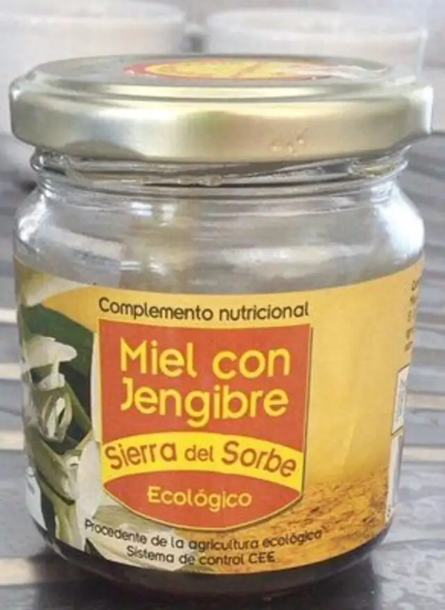 Miel con Jenjibre
