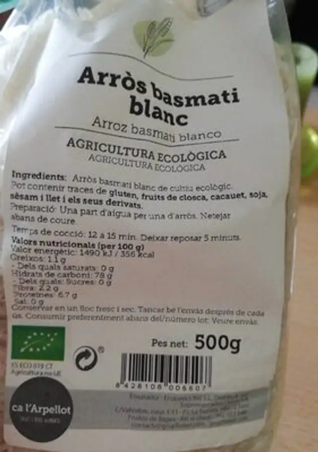 Arros basmatic blanc