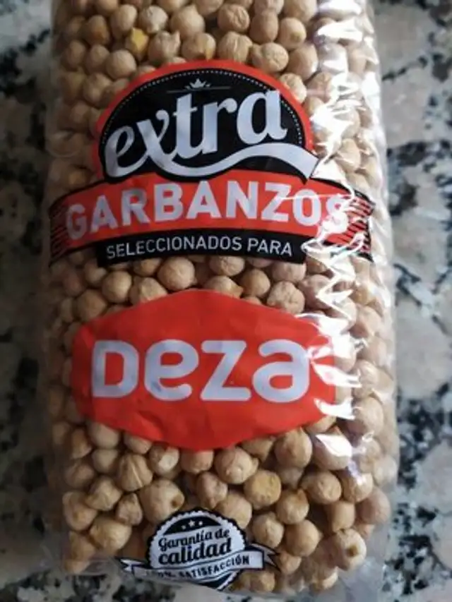 Garbanzos nutrition facts table