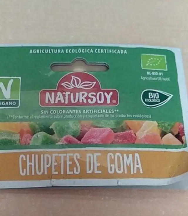 chupetes de goma