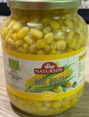 Maíz dulce front packaging