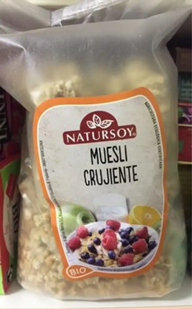 Muesli Crujiente front packaging