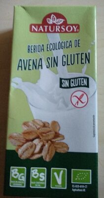 Bebida ecológica de avena sin gluten