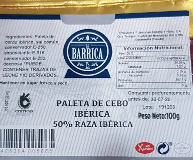 PALETA DE CEBO IBERICA 50%