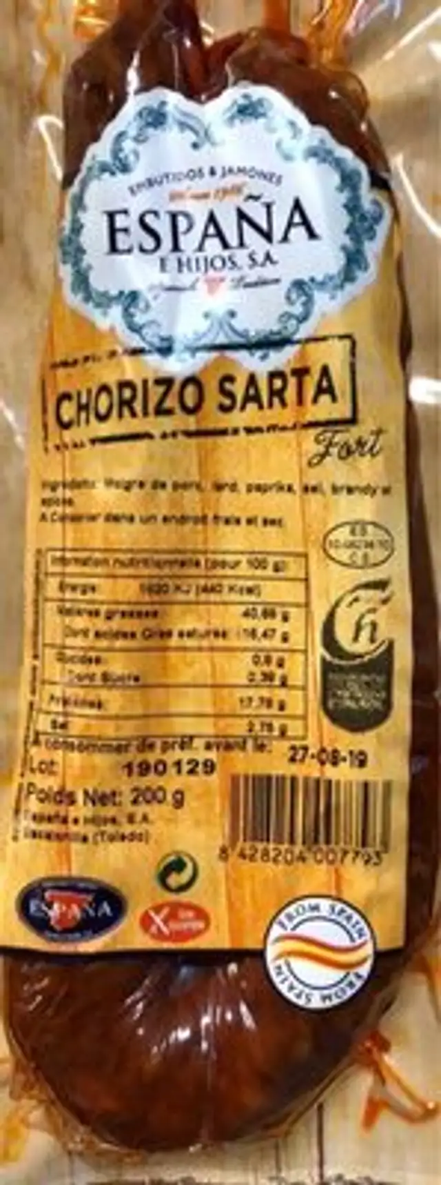 Chorizo Sarta