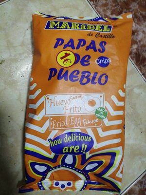 Papas de pueblo sabor huevo frito