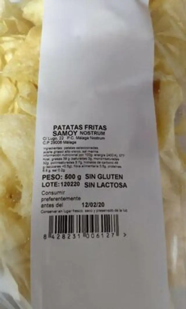 Patatas fritas SAMOY