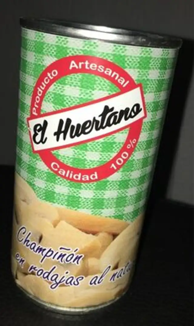 Champiñón en rodajas al natural