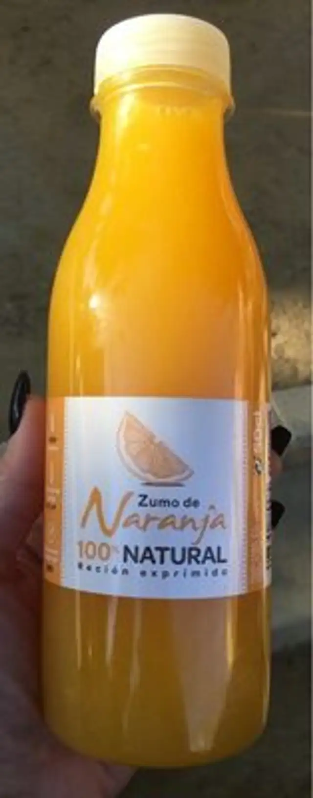 Zumo de naranja natural