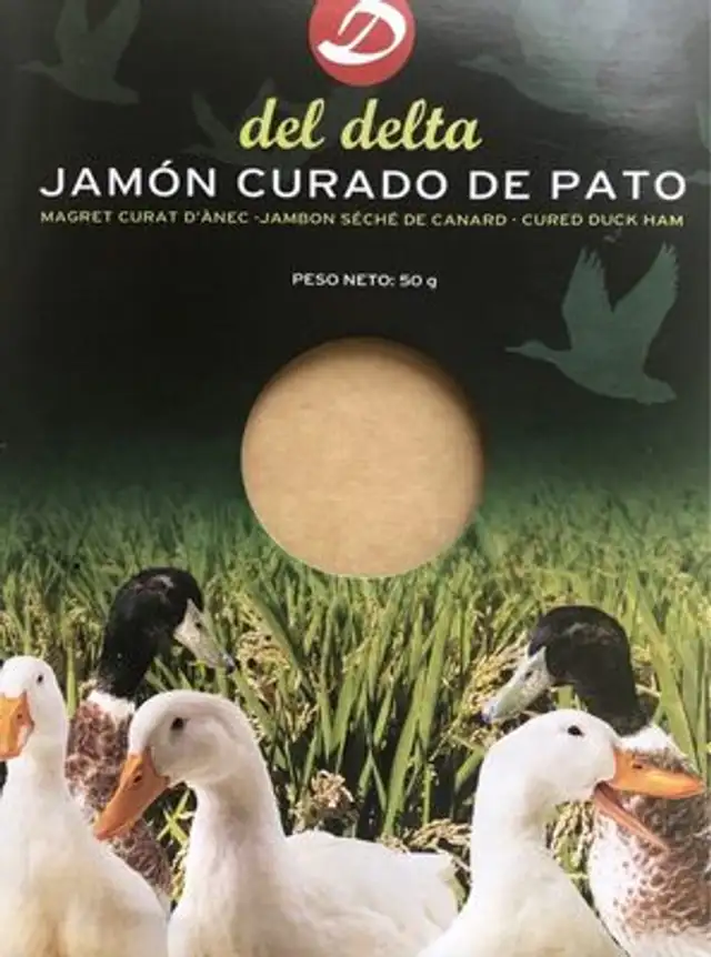 Jamon curado de pato