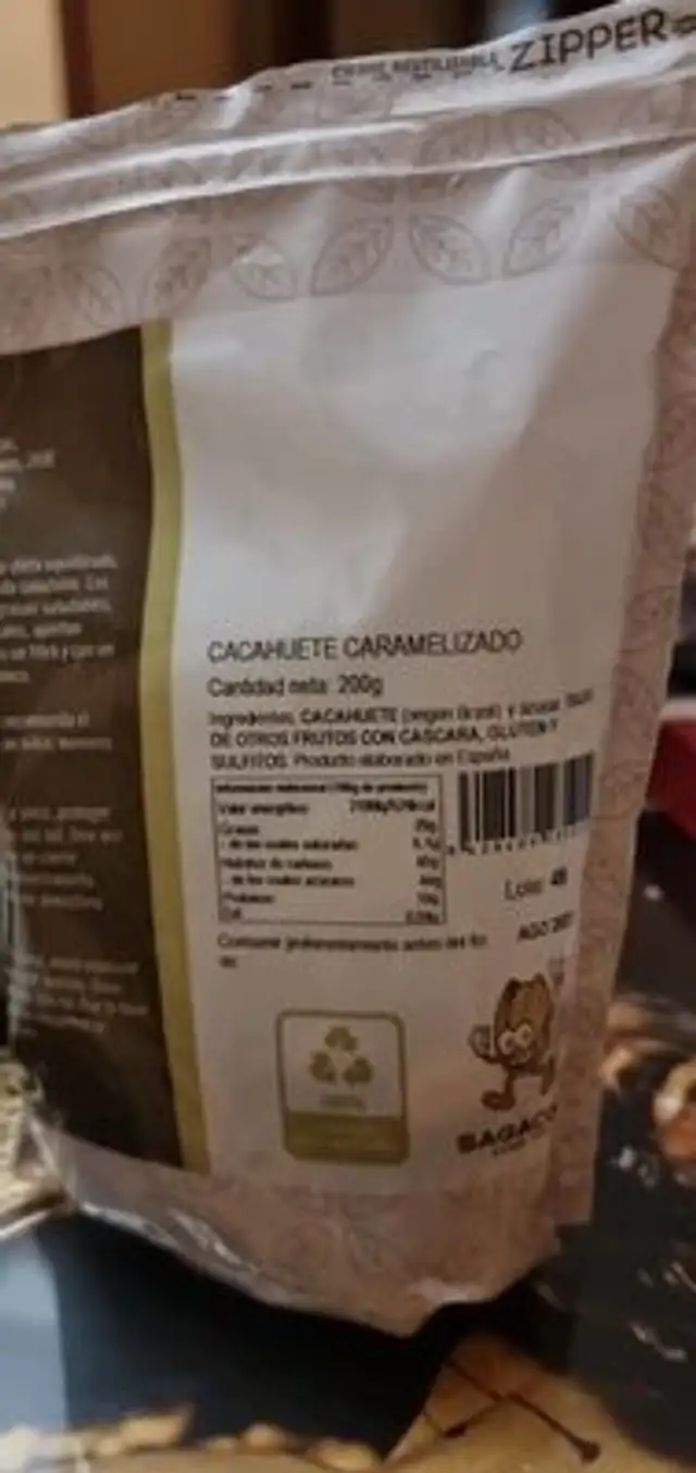 Cacahuete caramelizado