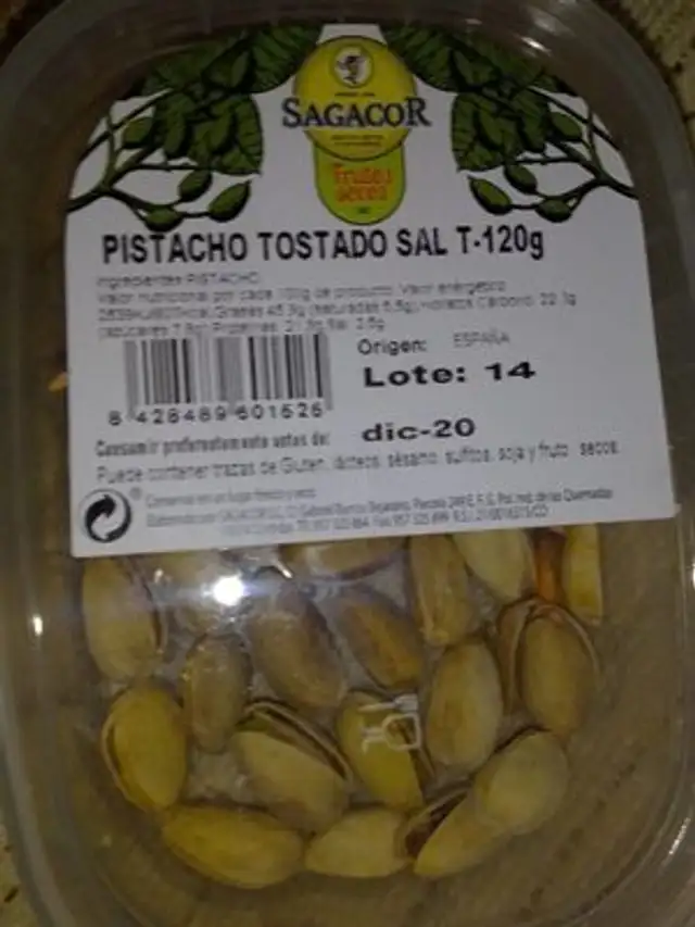 Pistacho tostado
