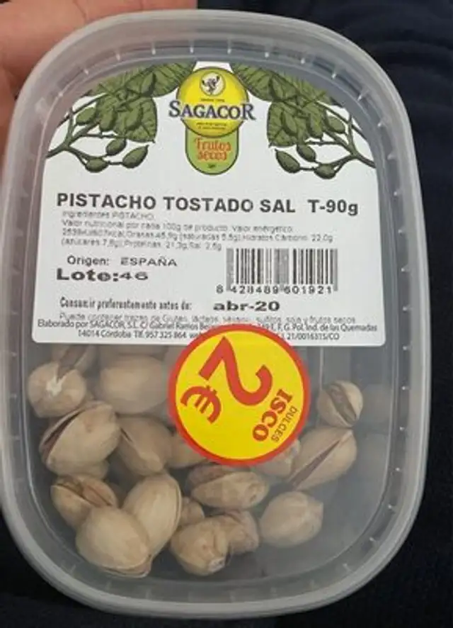 Pistacho tostado sla
