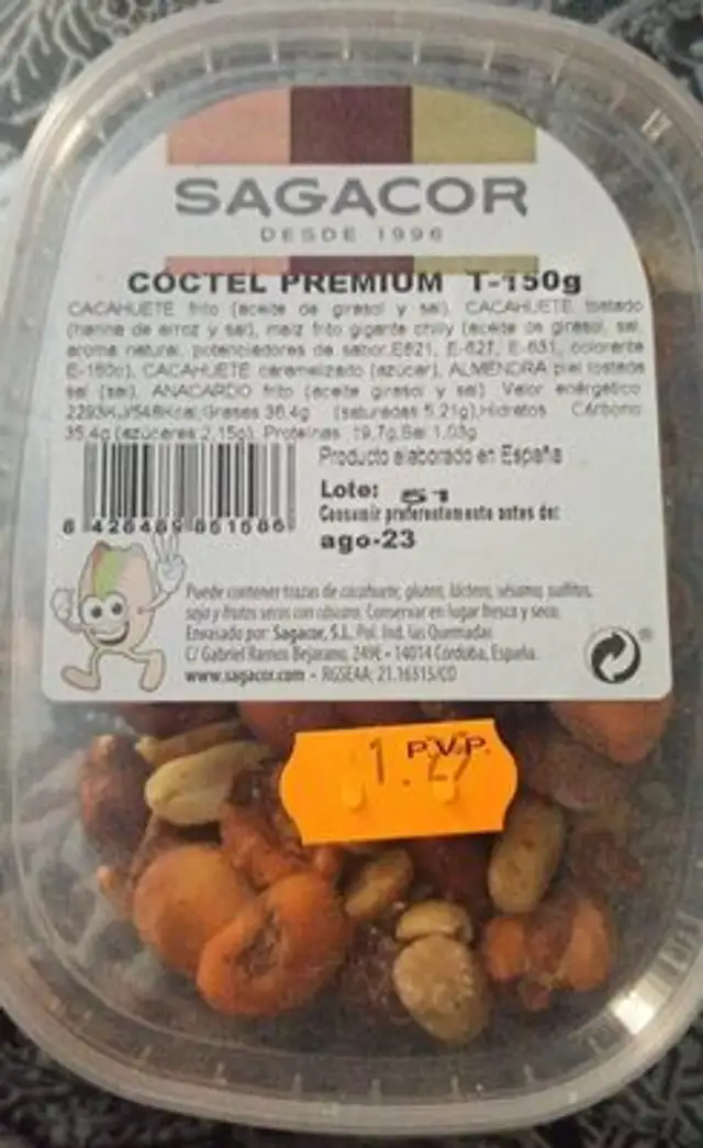 Coctel frutos secos